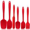 6pcs Food-Grade Silicone Baking Tool Set - High-Temperature Resistant Spatula and Brush Combination,Suitable for Cake Decoration/Cooking/Barbecue