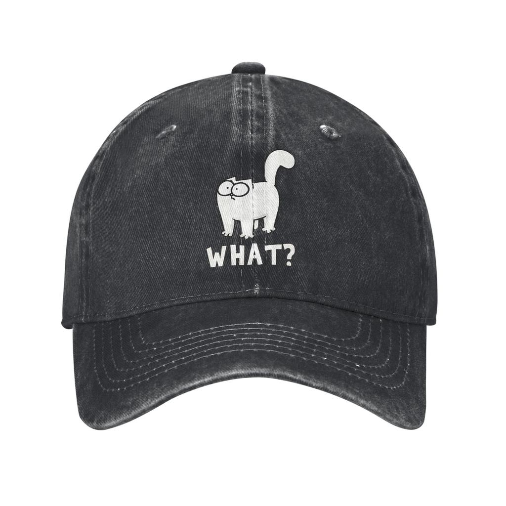 Berretto da Baseball Lavato Simons Cat Estivo Hip Hop Cappelli Per Donne Unisex Moda Escursionismo Pesca Sole Snapback
