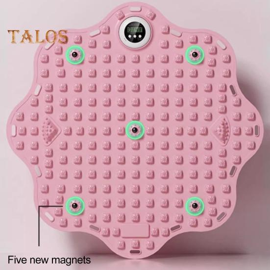 Foot Massager Mat with Timer Feet Pain Relief Muscle Relaxation Foot Reflexology Pad Anti-slip Portable Acupressure Pad Portable Stone Walking