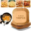 Square Air Fryer Liners, 16 Cm (6.3 Inches). 100 Per Pack