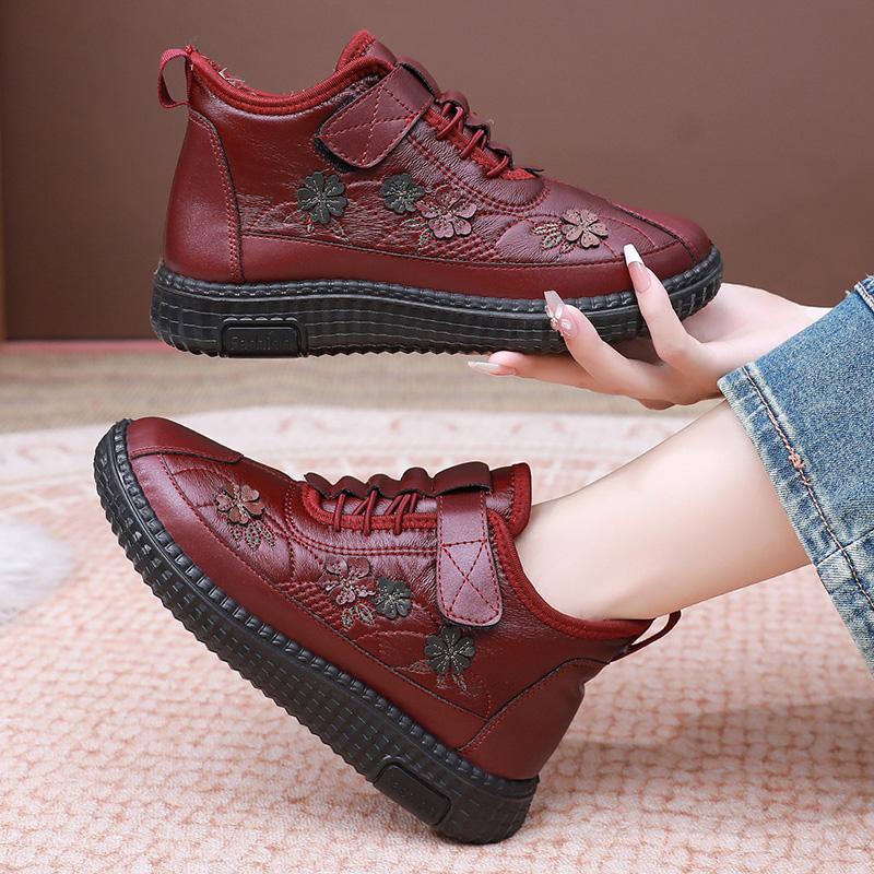 Cotton Boots Women's Winter Warm Women's Shoes Lightweight Winter Cotton Shoes Women's Flat Soft Cotton Shoes Women's Shoes
