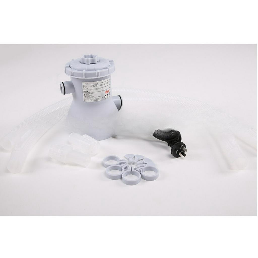 220V 330GAL Swimming Pool Filter Pump Circulation Pump Siphon Principle Swiming Pool Purifier Replaceable Core 20W