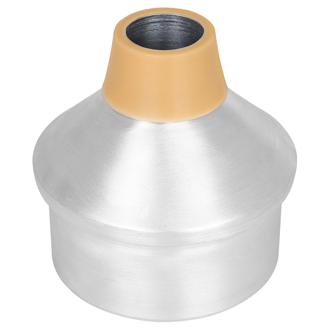 IRIN Trumpet Straight Mute Aluminum Alloy Mute Rubber Sealed Aluminum Alloy Trumpet Size Buzzer and Mute Brass Instrument Tools