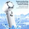 Portable High Speed Cooling Handheld Fan 3600mAh Rechargeable 100 Wind Speeds Mini Foldable Air Cooling Turbo Fan Camping hiking
