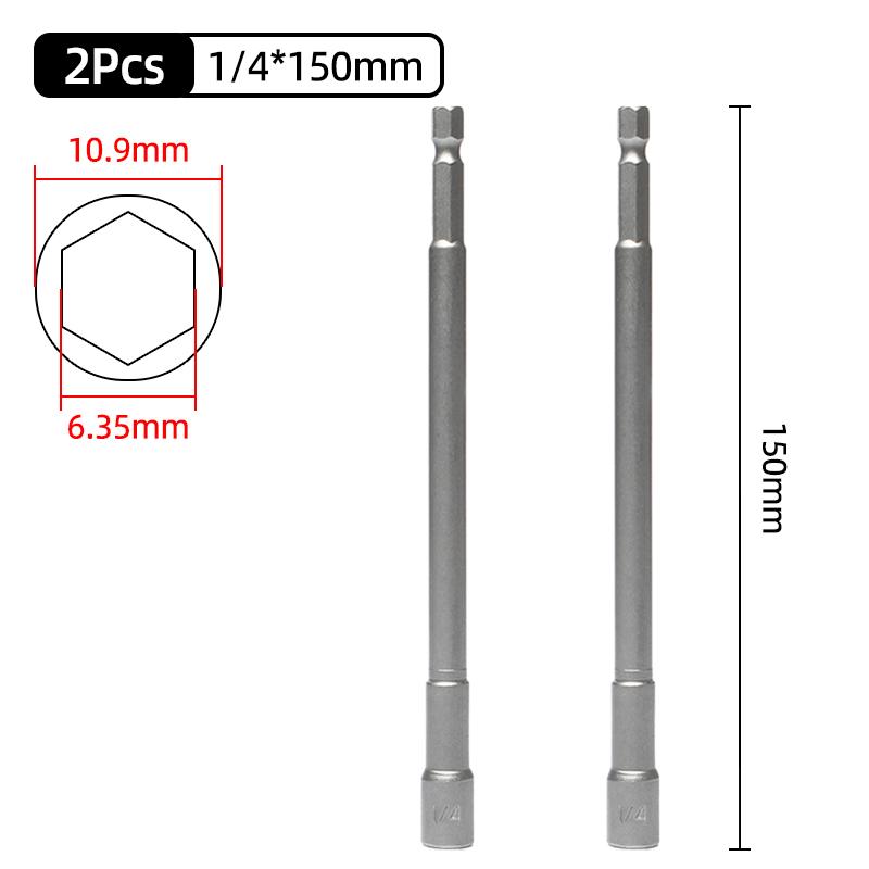 1PC Hex Socket Sleeve Nozzles Strong Magnetic Nut Driver Set Drill Bit Adapter Wind Approved Sleeve Electric 6 8 10 13 17 19MM