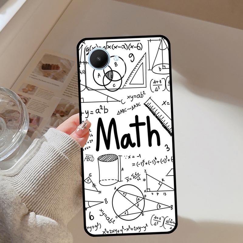 Physics Math Formula Equation For Realme 14 10 11 12 13 Pro Plus GT 7 Pro 6 5 GT 6T C67 C61 C55 C53 C51 C21Y C25S C75 Case
