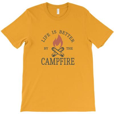 Life Is Better By The Campfire T Shirt Bra Keep Calm And Walk Personalized Mens Big