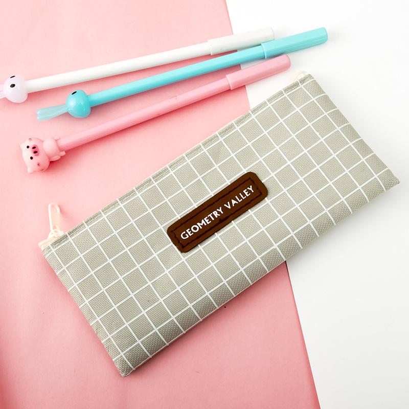 Korean Style Oxford Cloth Student Pencil Case - Cute Stationery Storage Bag, Pencil Bag, Gift Idea