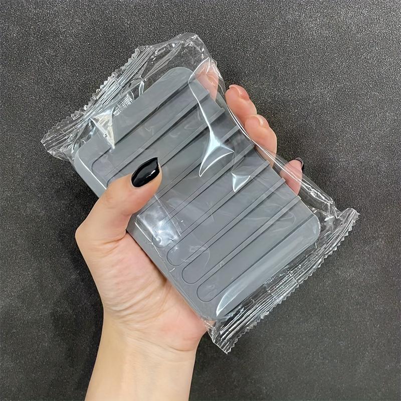 1-Confezione gratuita Punch Soap Box Silicone Drenante Portasapone Creativo Cucina Bagno Ripiano Antiscivolo Mensola