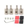 2Pair 0 Gauges/4 Gauges/8 Gauges Car Stereos Power Connectors Coppers Alloy Terminals AntiCorrosion Fast Assembly