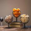Wine Glass Shape Multi-Functional Storage Vegetable Fruit Basket Dessert Fruit Basket