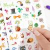 6 sheets Plan Stickers Cartoon Month Festival Decoration Scrapbook Booklet Material DIY Creative Booklet Stickers
