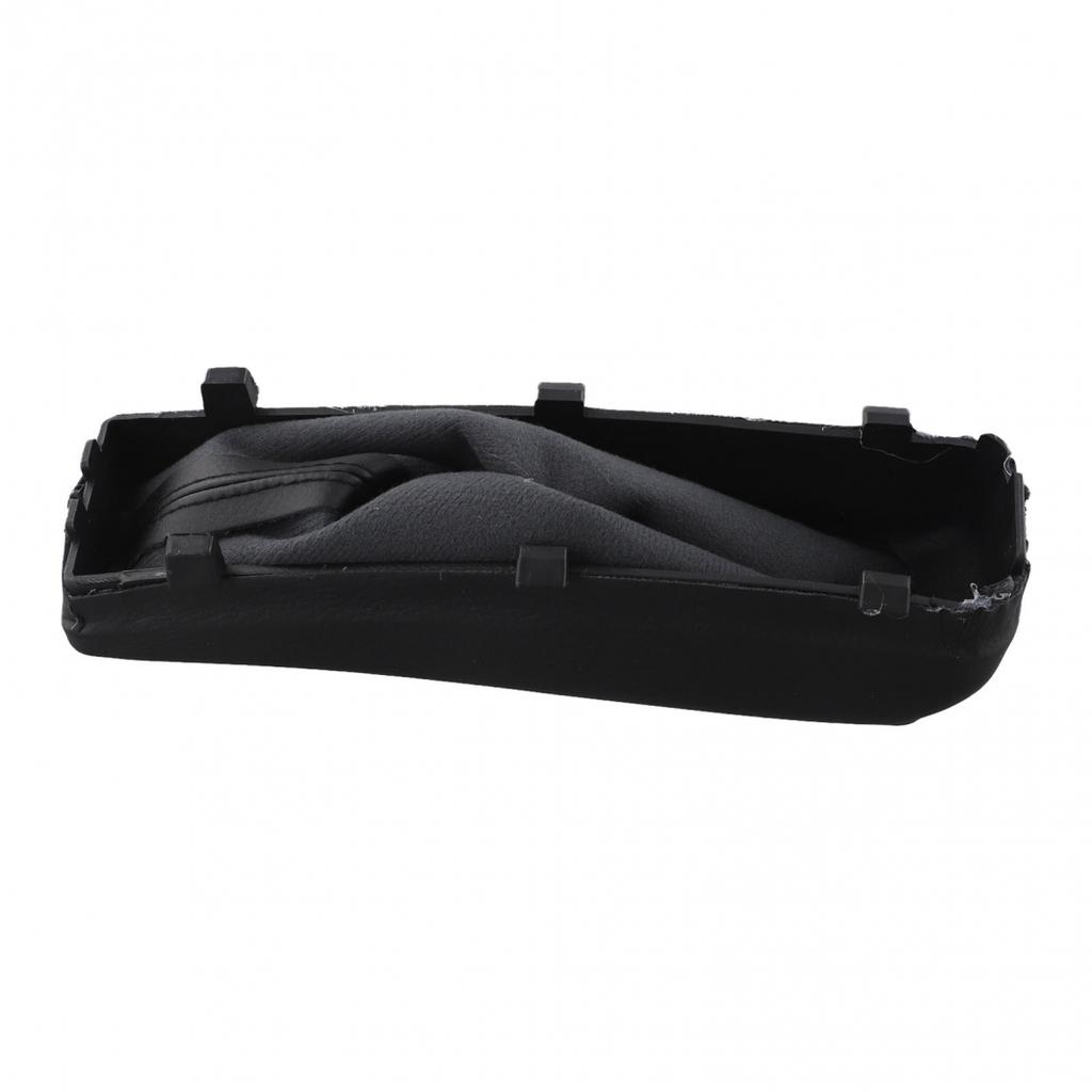 Custom Fit Black Leather Parking Handbrake Gaiter For Vehicle Interiors