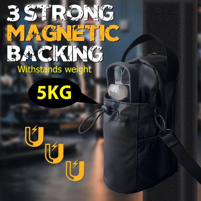 Magnetic Fitness Water Bottle & Phone Crossbody Bag - Large Capacity