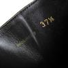 Great PRADA Knee-high boots Logo Metal Side Zip Leather black leather Women Used