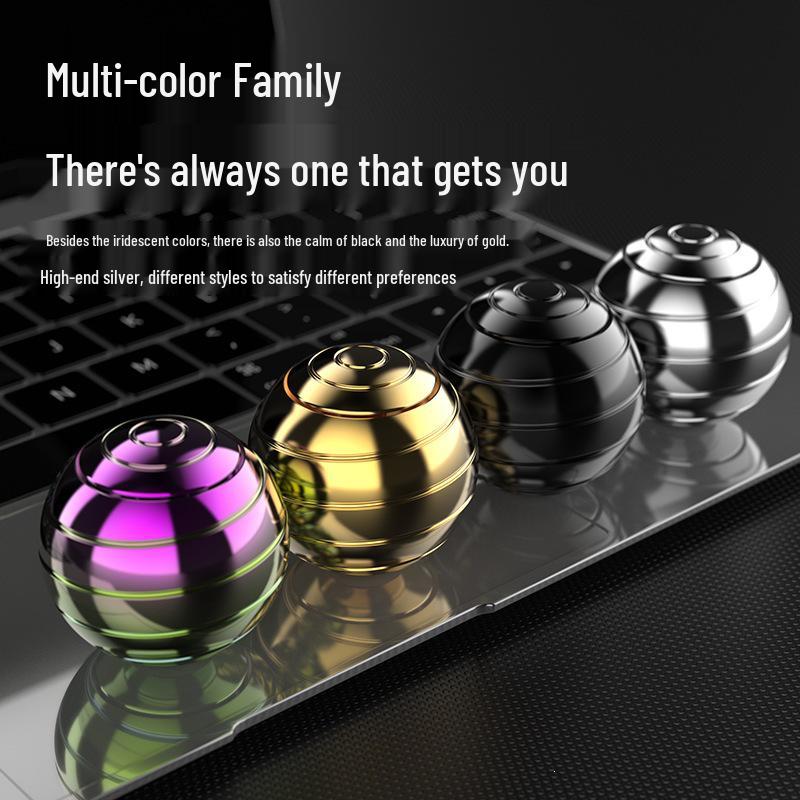 Fingertip Spinner: Colorful Luminous Desktop Decompression Toy