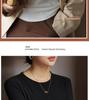 2024 Korean Style Women's Slim Round Neck Velvet T-Shirt, Thick Long-Sleeve for Autumn/Winter