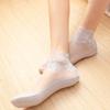 Spring and summer Accessories Lace Women Mesh hosiery Shallow mouth Boat socks Leaves socks