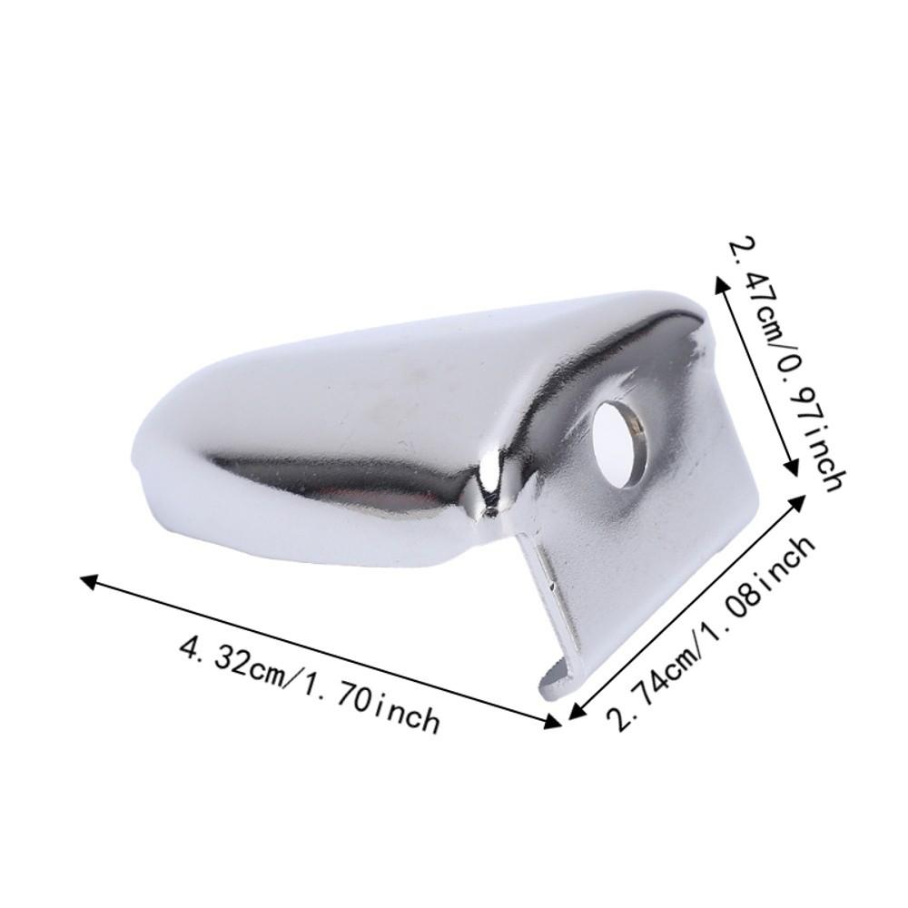 5PCS Metal Drum Lug Iron Silver Drum Hardware Replacement Professional Drum Claw Hook  For Drum Set