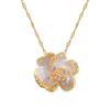 Women's Versatile Rotating Flower Light Luxury Necklace