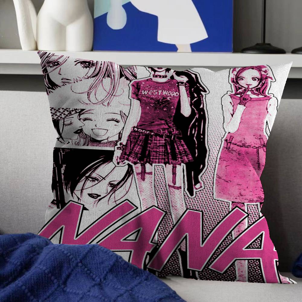 Anime NANA Pillow Anime Pillow Sofa Bed Head Pillow Cover Cushion Cover 45x45 cm Fashion