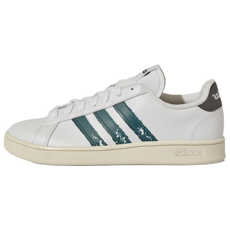 

Adidas Neo GRAND COURT Beyond Wear resistant And Lightweight Low top Skateboard Shoes Men s White Green GW1096 40⅔