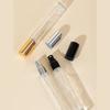 6pcs/set Luxury 10ml Glass Perfume Spray - Refillable Transparent Spray Bottle - Ideal for Travel and Fragrance Lovers