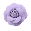 Lapel Women Accessories Fabric Brooch Sewing Corsage DIY Craft Supplies Camellia Flower PU Leather