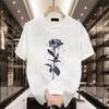 High-End Short-Sleeved T-Shirt Men'S Trendy Brand Loose Heavy Round Neck Cotton Top T-Shirt Men'S