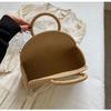 Korean Style Women's Handbag: 2026 Summer Woven Cotton Rope Tote