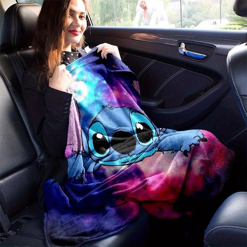 1pc Stitch Printing Blanket - Soft, All-Season Throw for Living Room, Bedroom,Personalized Gift with Adorable Cartoon Design