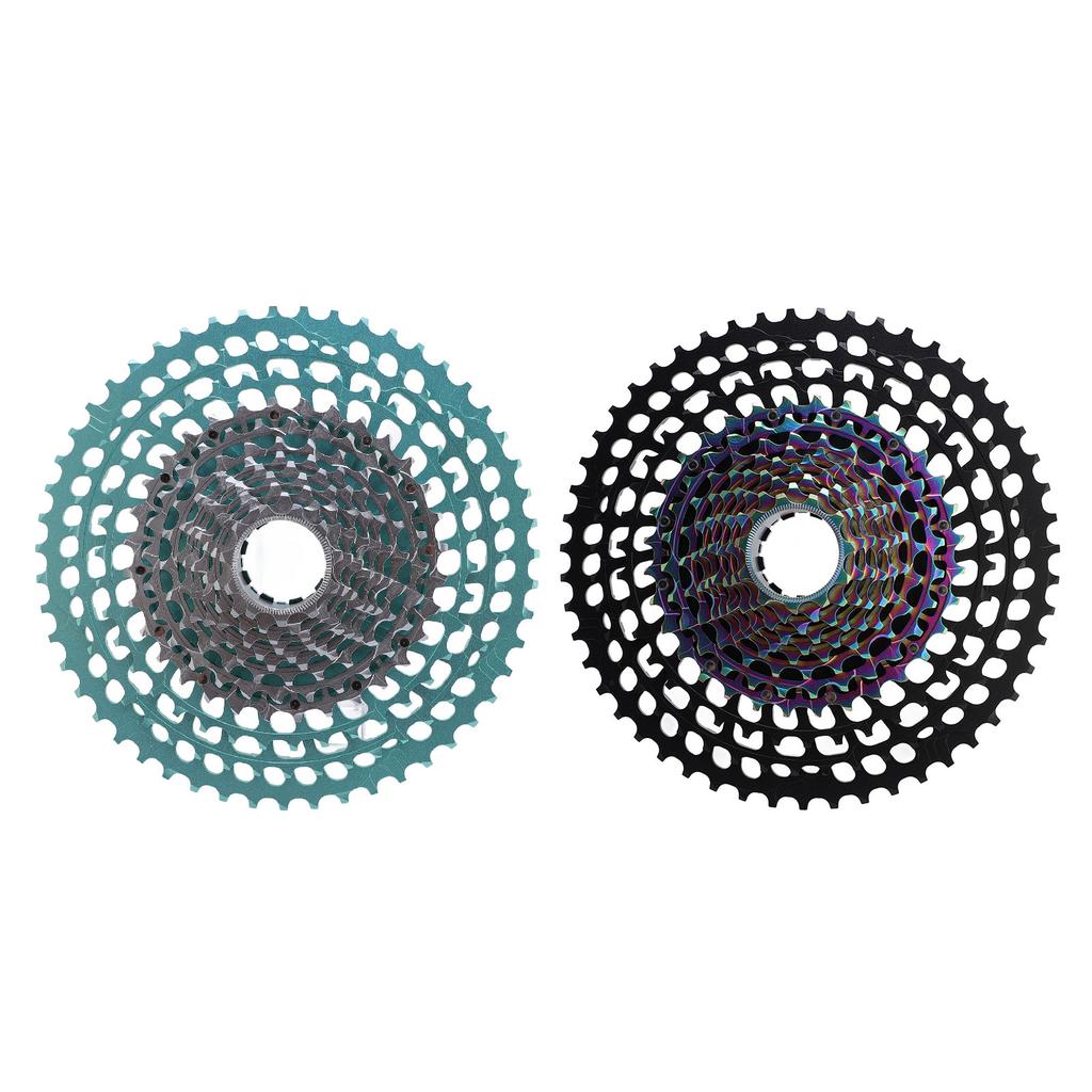 Mountain Bike Cassette 12 Speed Low Noise Hollow Design Aluminum Alloy Lightweight Cassette Sprocket