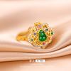 9999 24K Real Gold Store, Same Style Gold, Women'S Open Ring, Ruyi Gourd Jewelry, Luxurious