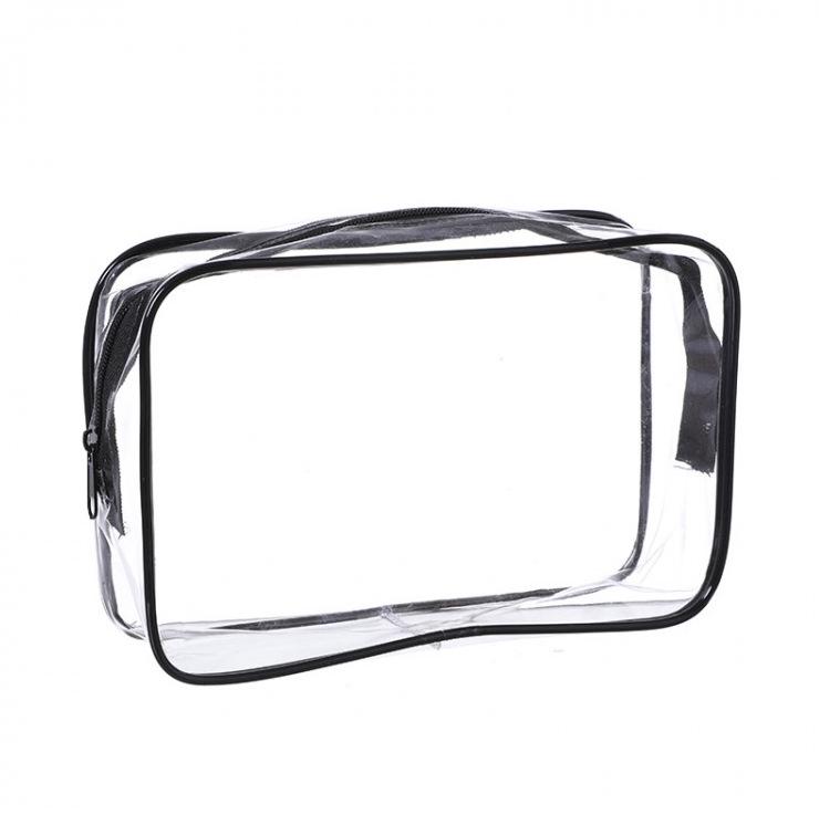 Waterproof Outdoor PVC Travel Makeup Bag with Zipper