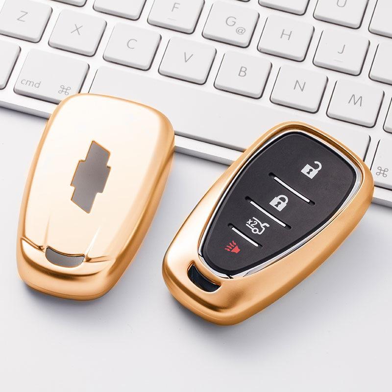 Chevrolet Key Cover for Cruze, Malibu XL, Trax, Equinox - TPU Shell & Buckle for Smart Models