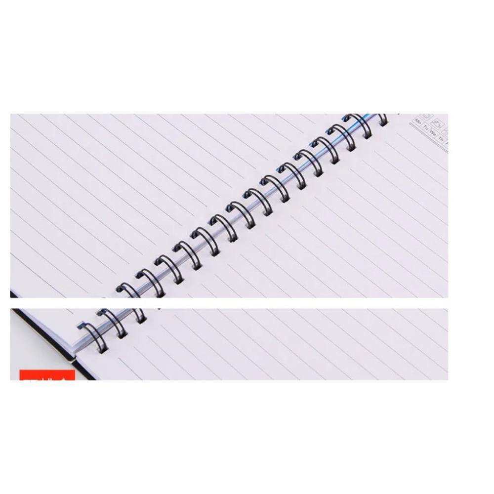 Wasserdichtes Spiralnotizbuch - Dickes 105-Blatt/210-Seiten mit Registerlaschen, B5/A5/A6 Organizer für Büro&Journal, Strapazierfähige Spiralbindung