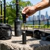 Black Workout Grip Handles Metal Hardware Ribbed Handle Conical Hanging