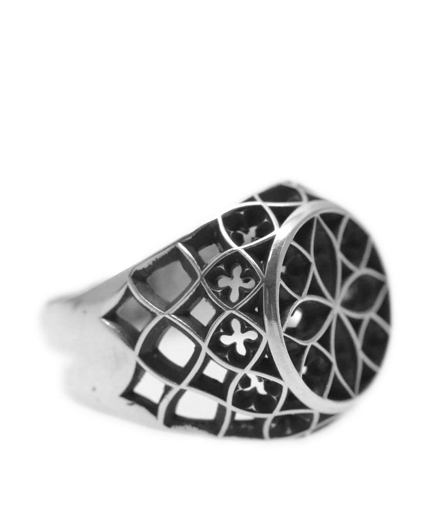 Vivus Ventana Sealing Antique Silver Ring
