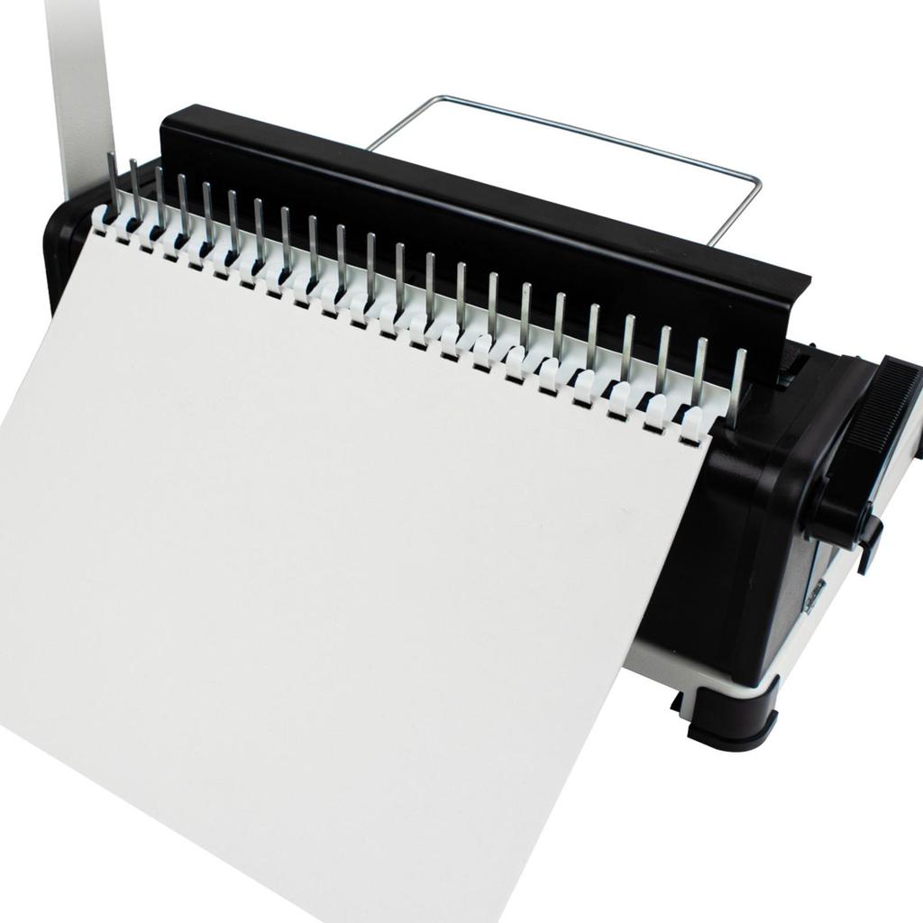 Manual Desktop Binding Machine Sturdy with Interchangeable Molds