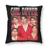 Malachi Barton Pillowcase Printed Polyester Cushion Cover Decor Throw Pillow Case Cover Home Zippered 40X40cm