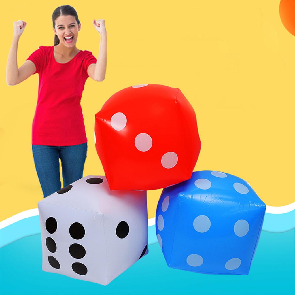 30cm giant inflatable dice, outdoor fun giant inflatable dice used for large indoor and outdoor games