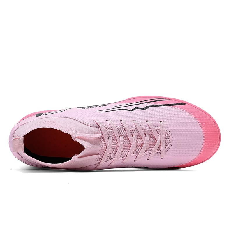 Kinder/Herren Socken Mund Fußballschuhe Gummi Weiche Sohle Kurzen Nagel Kunstrasen Leder Jugend Kinder Fußballschuhe