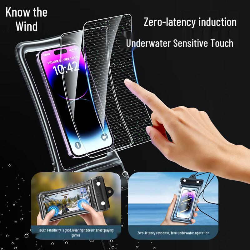 Zhifeng Tri-fold Airbag Floating Waterproof Phone Pouch