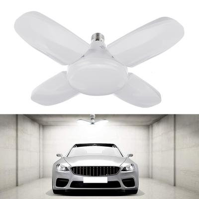 Faltbare Garagenklinge, verstellbare dreiblättrige LED-Lampe, Ventilator, Deckenleuchte, Party-Mode-Dekoration