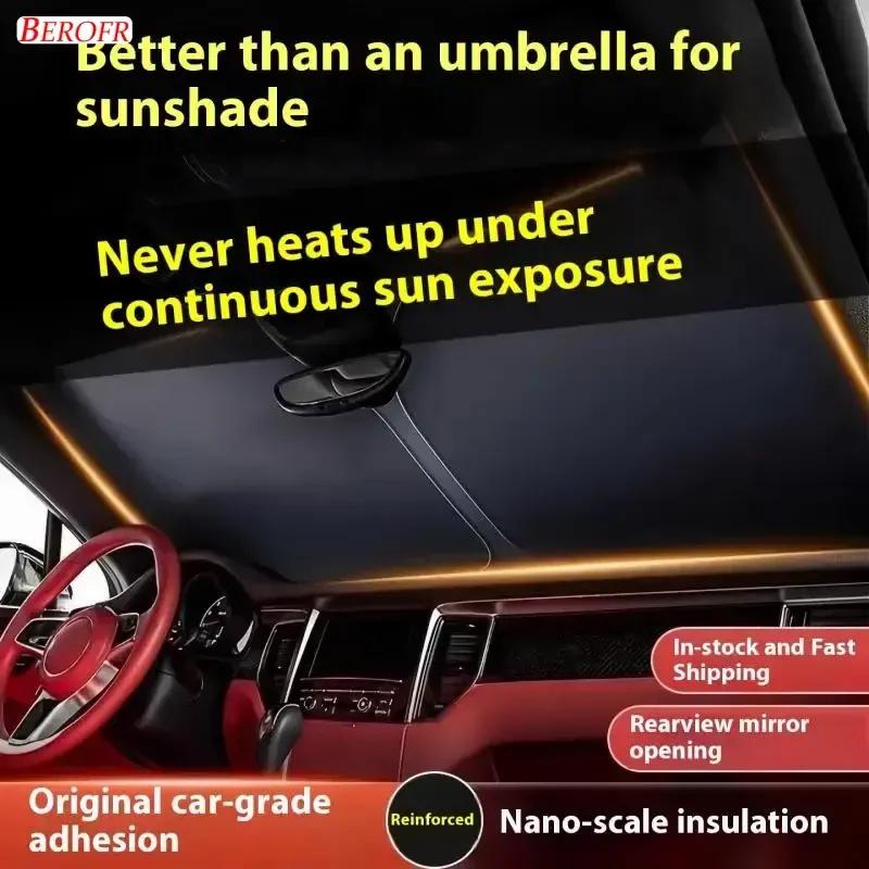 For Ford Fiesta Mk7 2008-2017 Car Windshield Sunshade Cover Front Window Sun Shade Heat Insulation Summer Auto Accessories