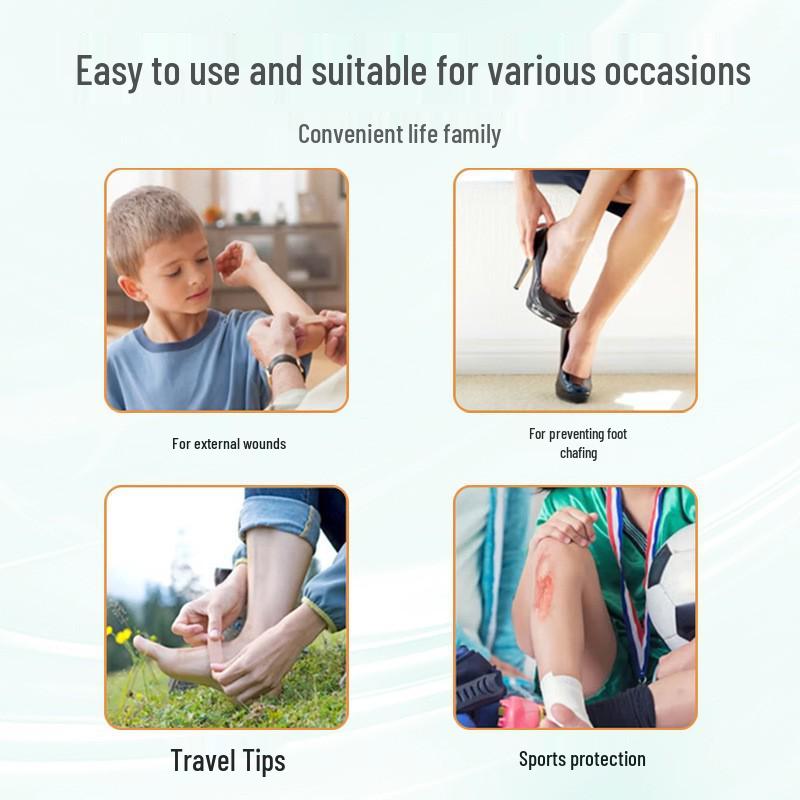 Invisible Anti-Chafe Heel Stickers - Durable Protection Against Rubbing and Blisters