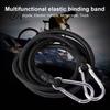Elastic Tie Down Rope Bungee Cords with Carabiner Hooks, Heavy?Duty Outdoor Straps, Heavy Duty Binding for Securing Tarps, Tent, Luggage,
