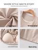 2026 Ultra-Soft Women's Summer Pajamas with Built-in Bra Pads, Short Sleeve & Long Pants, Fake Two-Piece Design