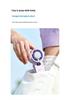 Turbo High-Speed Portable Handheld Fan with USB Charging & 199 Gear Digital Display