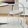 Transparenter Acryl-Make-up-Stuhl: Nordisches einfaches Design, ideal für Schlafzimmer oder Esszimmer